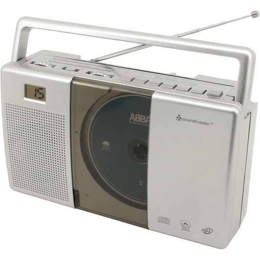 Soundmaster RCD1185 Draagbare radio met CD-speler Luisterboekfunctie Kofferradio Keukenradio