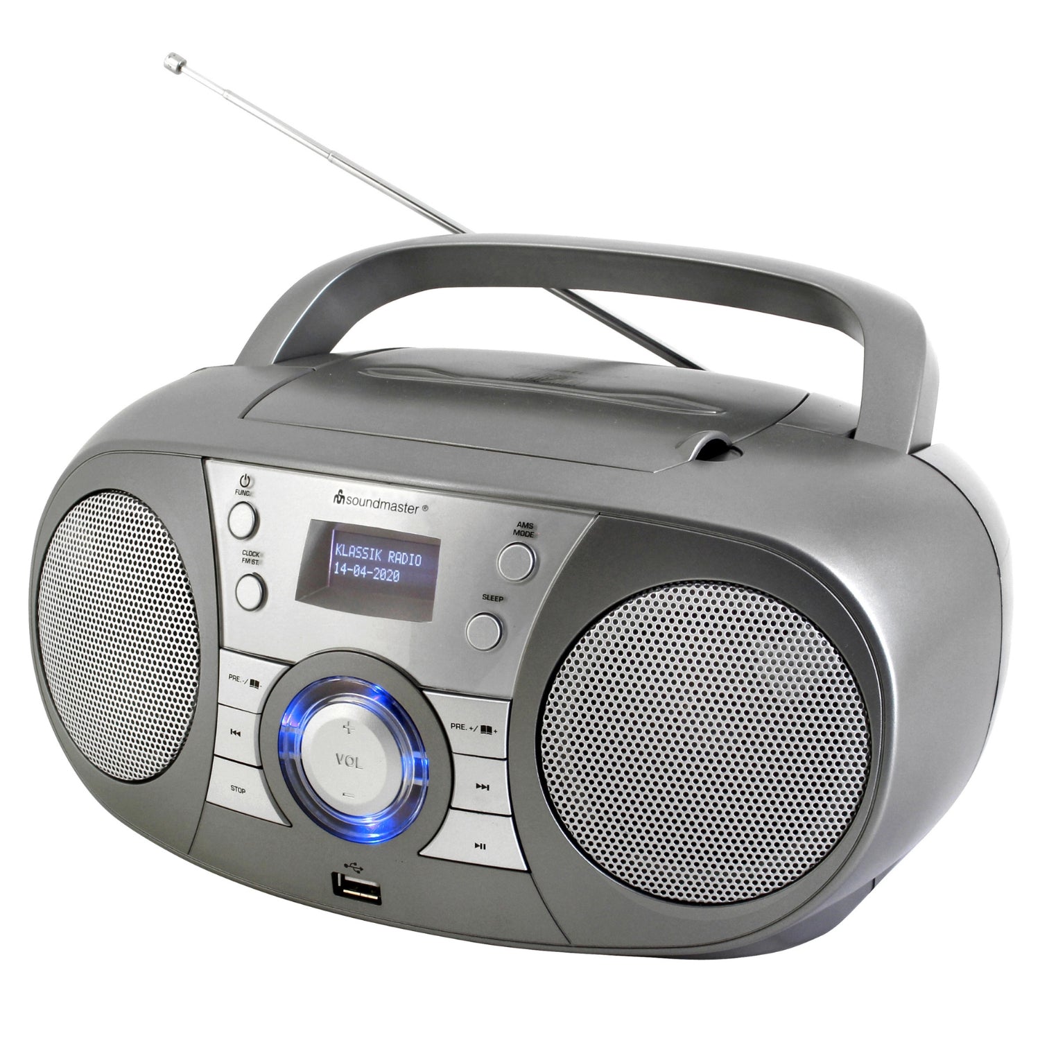 Soundmaster SCD1800TI tragbares Radio DAB + mit CD-Player