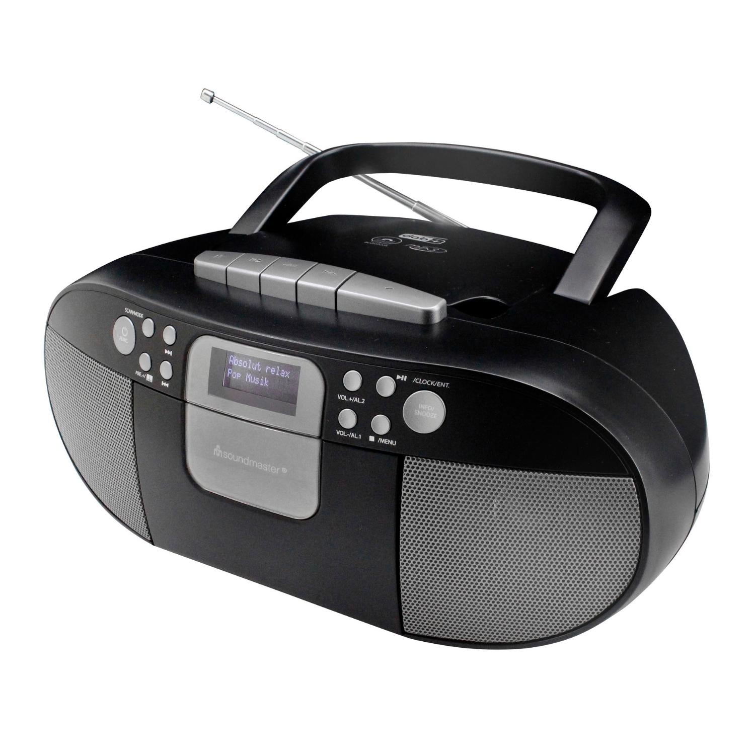 Soundmaster SCD7800SW tragbares Digitalradio CD-Player