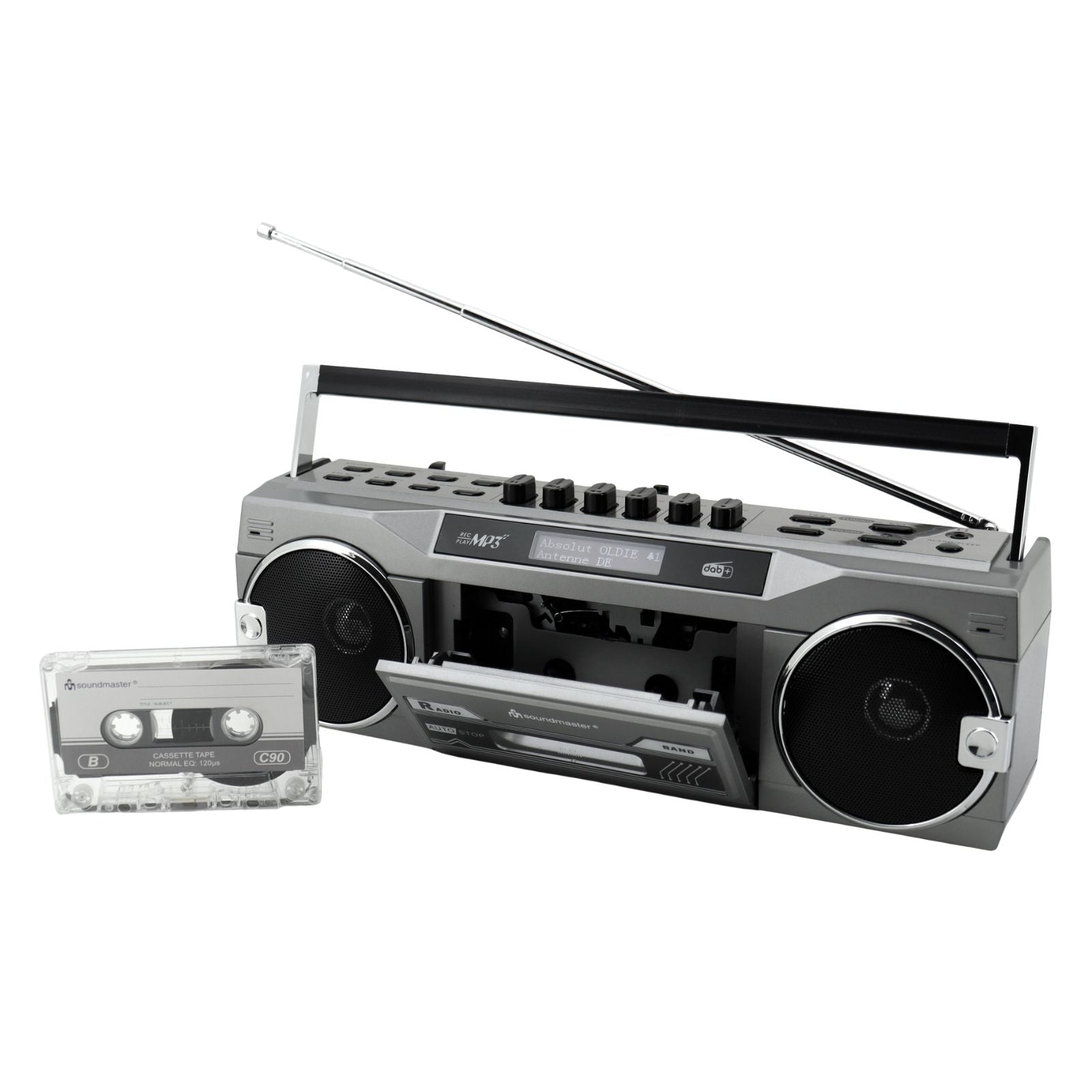 Soundmaster SRR80 Retro Stereo Radiokassettenrekorder