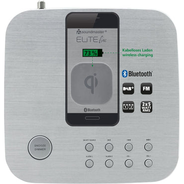 Soundmaster EliteLine UR411SI Radiowecker Uhrenradio
