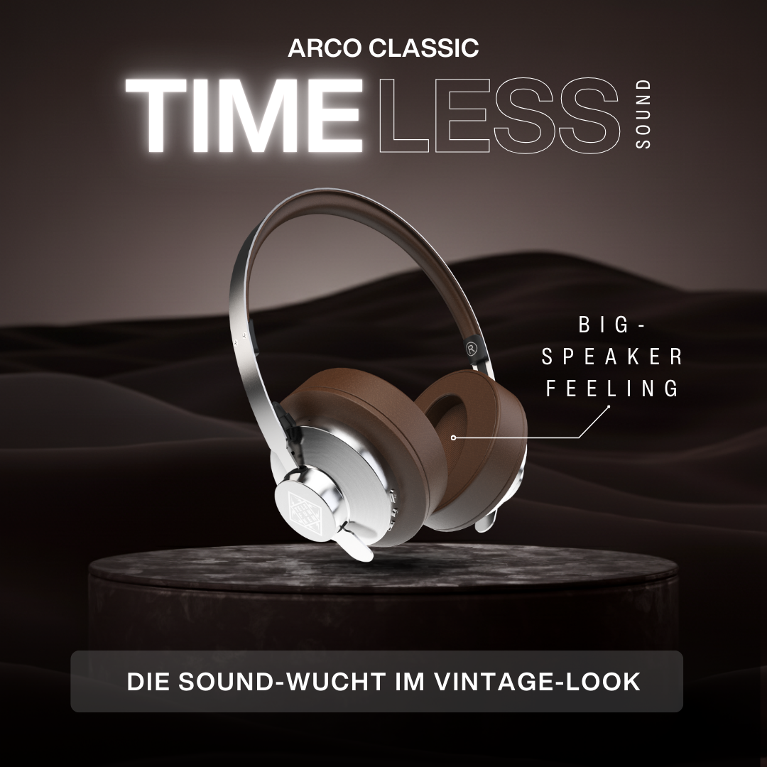 TELEFUNKEN ARCO CLASSIC - Active Noise Cancelling Bluetooth
