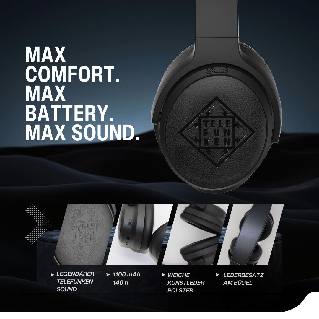 TELEFUNKEN ARCO STYLE - Active Noise Cancelling Bluetooth