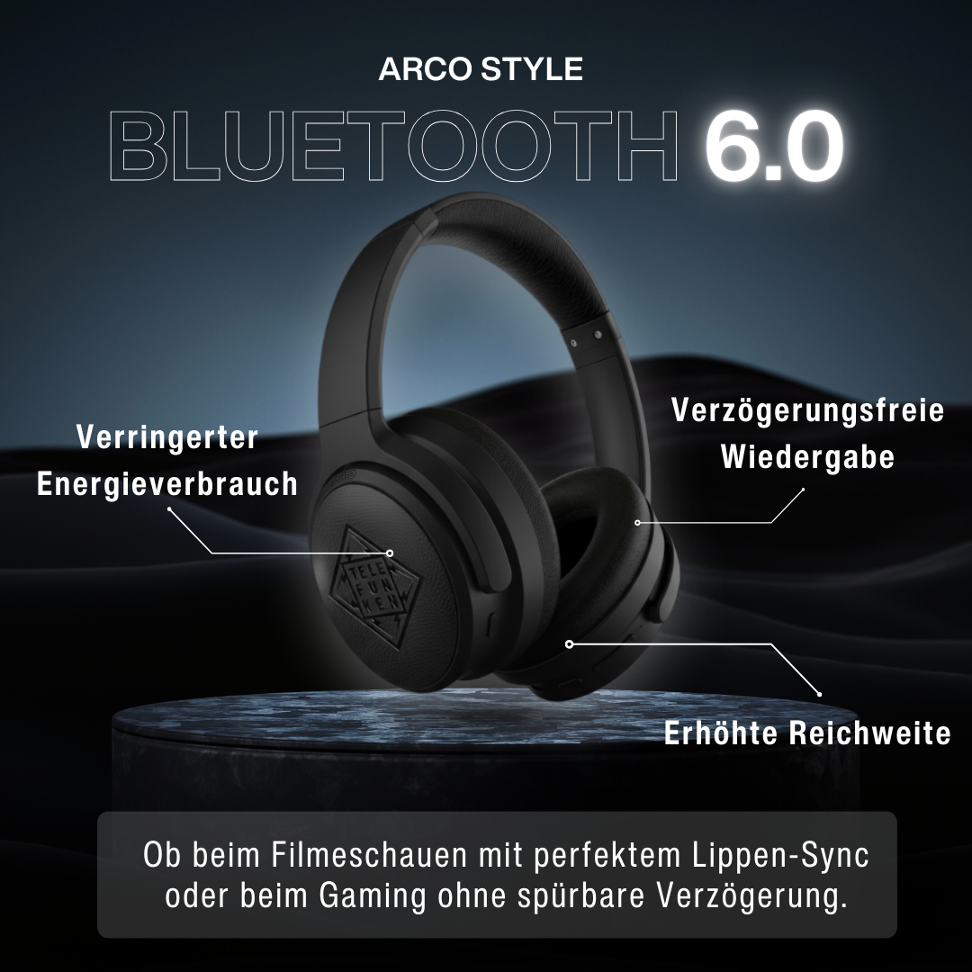 TELEFUNKEN ARCO STYLE - Active Noise Cancelling Bluetooth