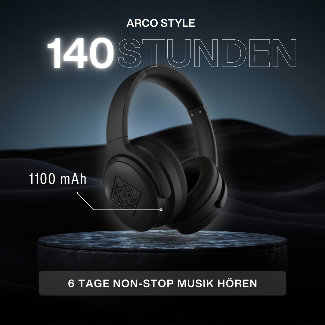 TELEFUNKEN ARCO STYLE - Active Noise Cancelling Bluetooth
