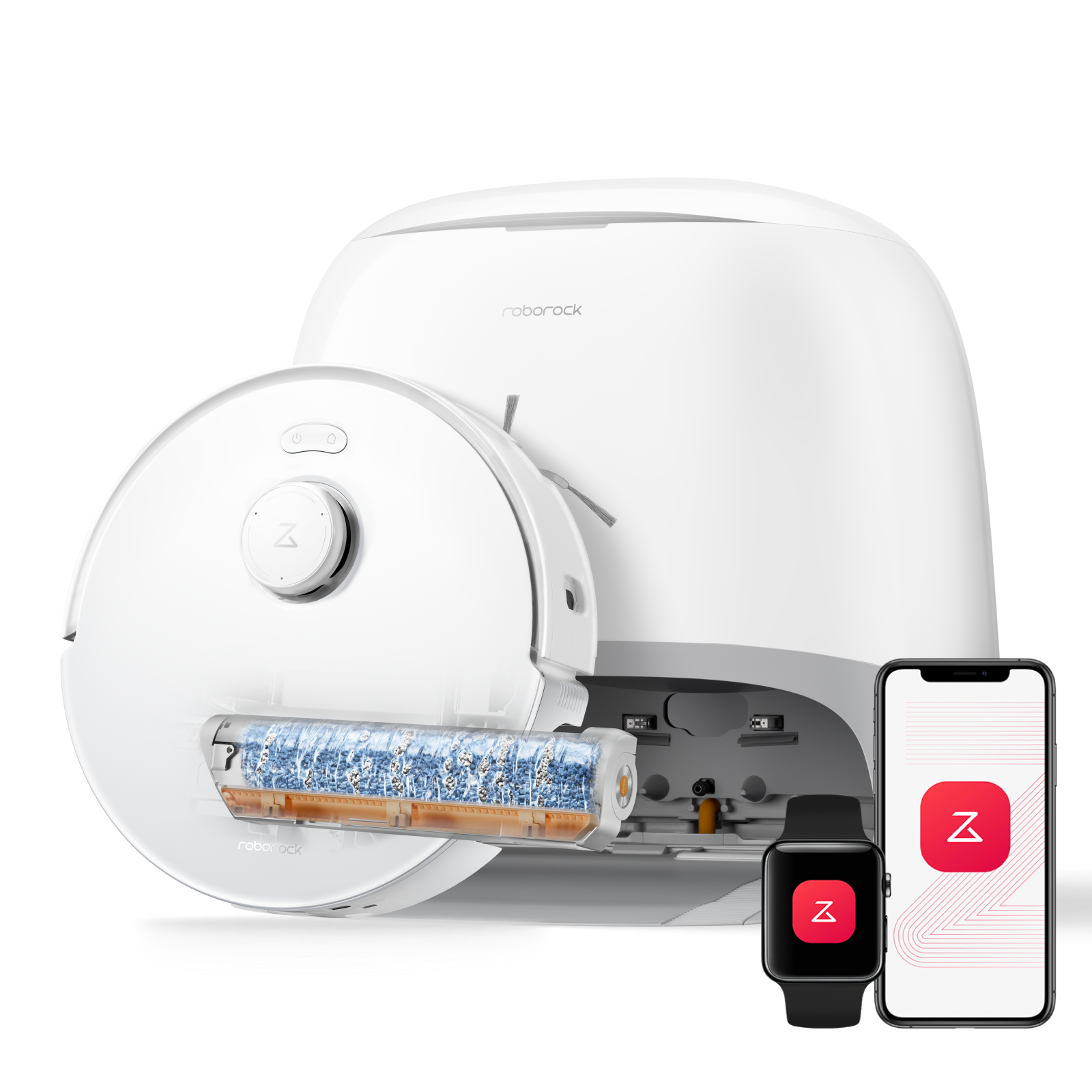 Roborock Qrevo Curv 2 Flow Saug- und Wischroboter mit Multifunktions-Dockingstation