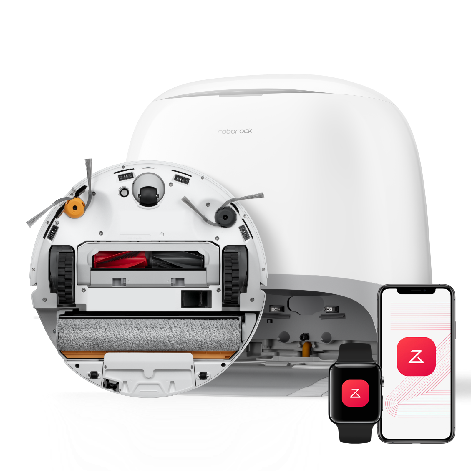 Roborock Qrevo Curv 2 Flow Saug- und Wischroboter mit Multifunktions-Dockingstation