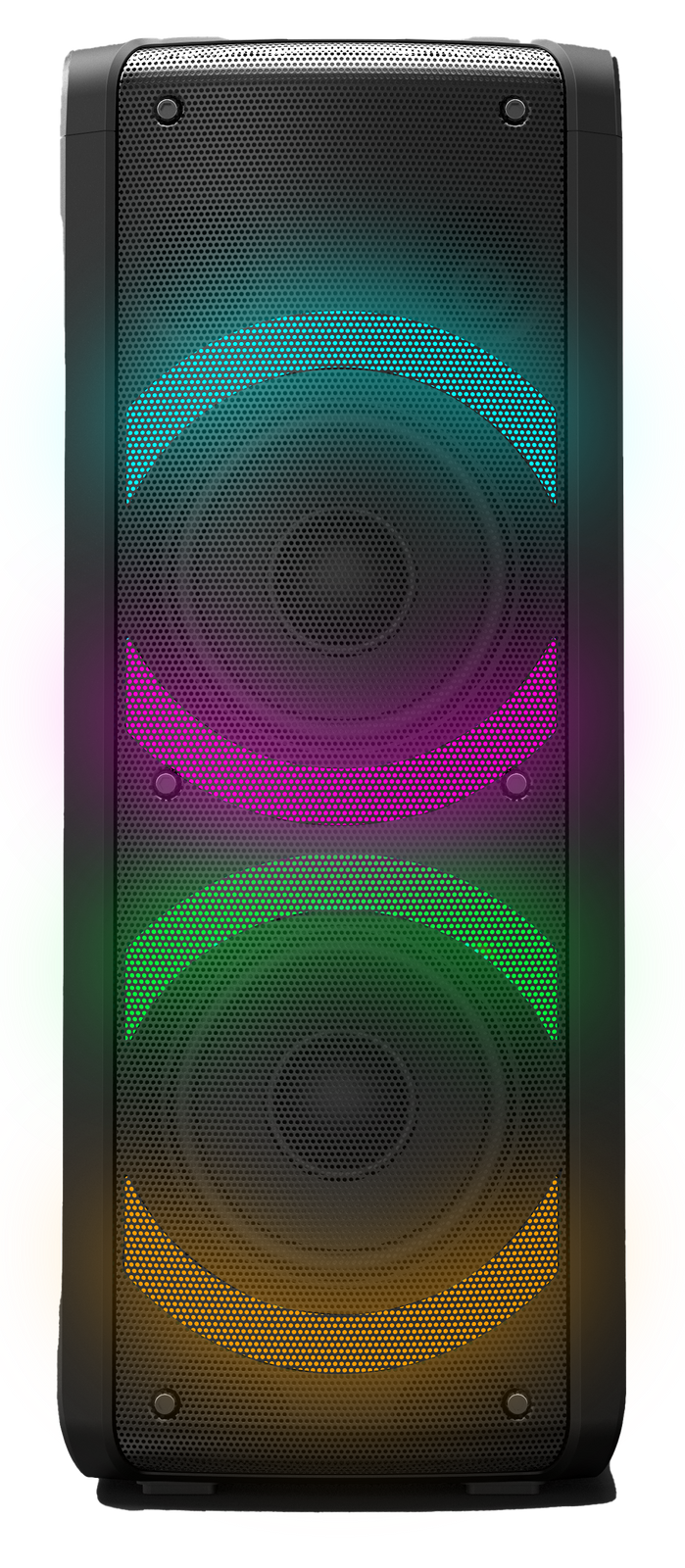 denver bps 352 karaoke bluetooth partylautsprecher mit led lichteffekten und mikrofon – Ansicht 6 – Produktbild von Soundmaxx Online