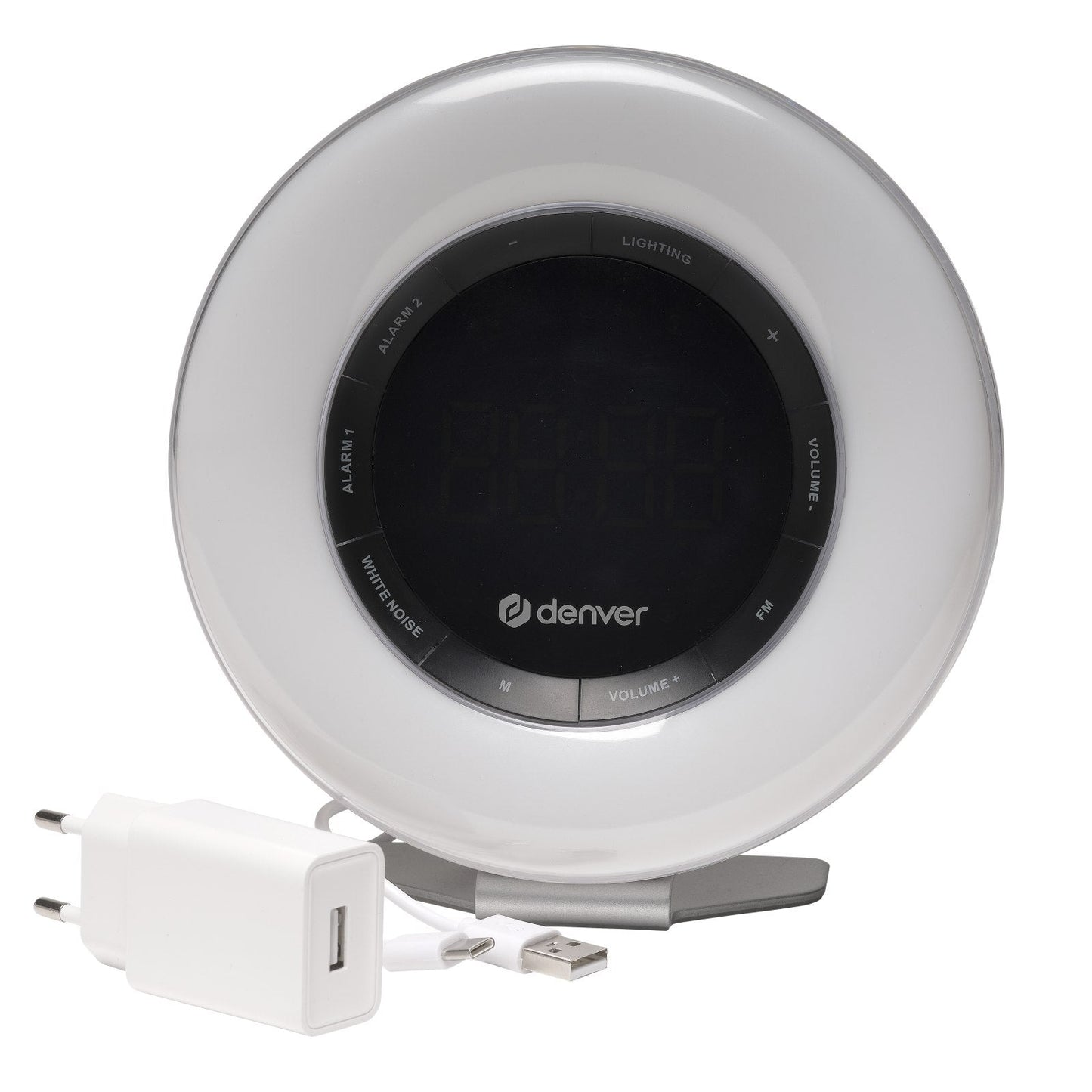 Denver CRL‑342 FM‑Radiowecker mit Lichtsimulation
