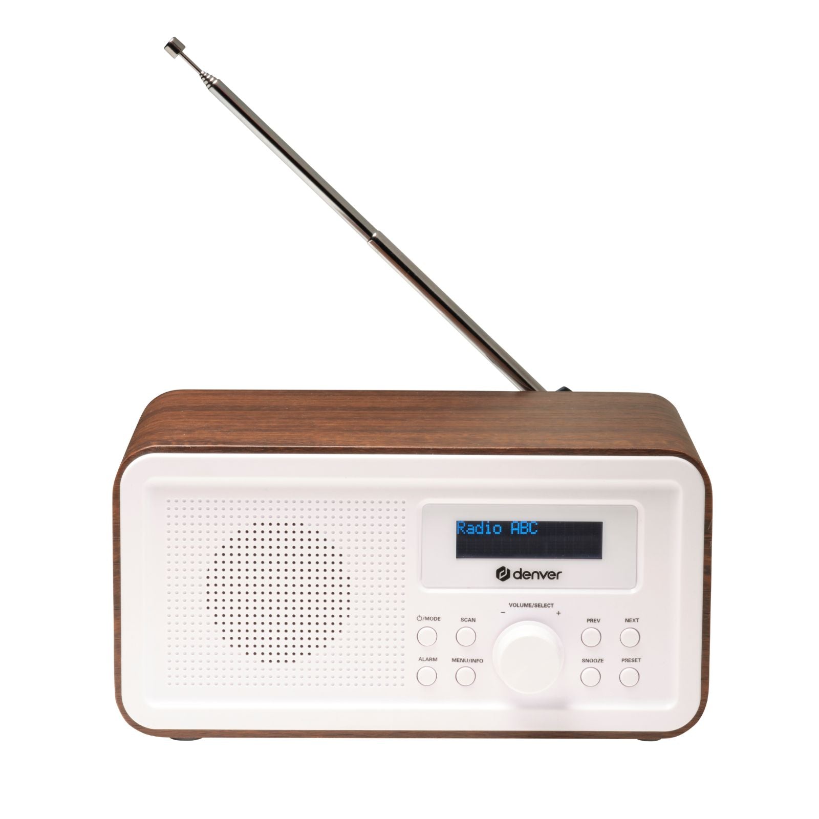 DENVER DAB-30DW – Kompaktes DAB + Radio mit Bluetooth