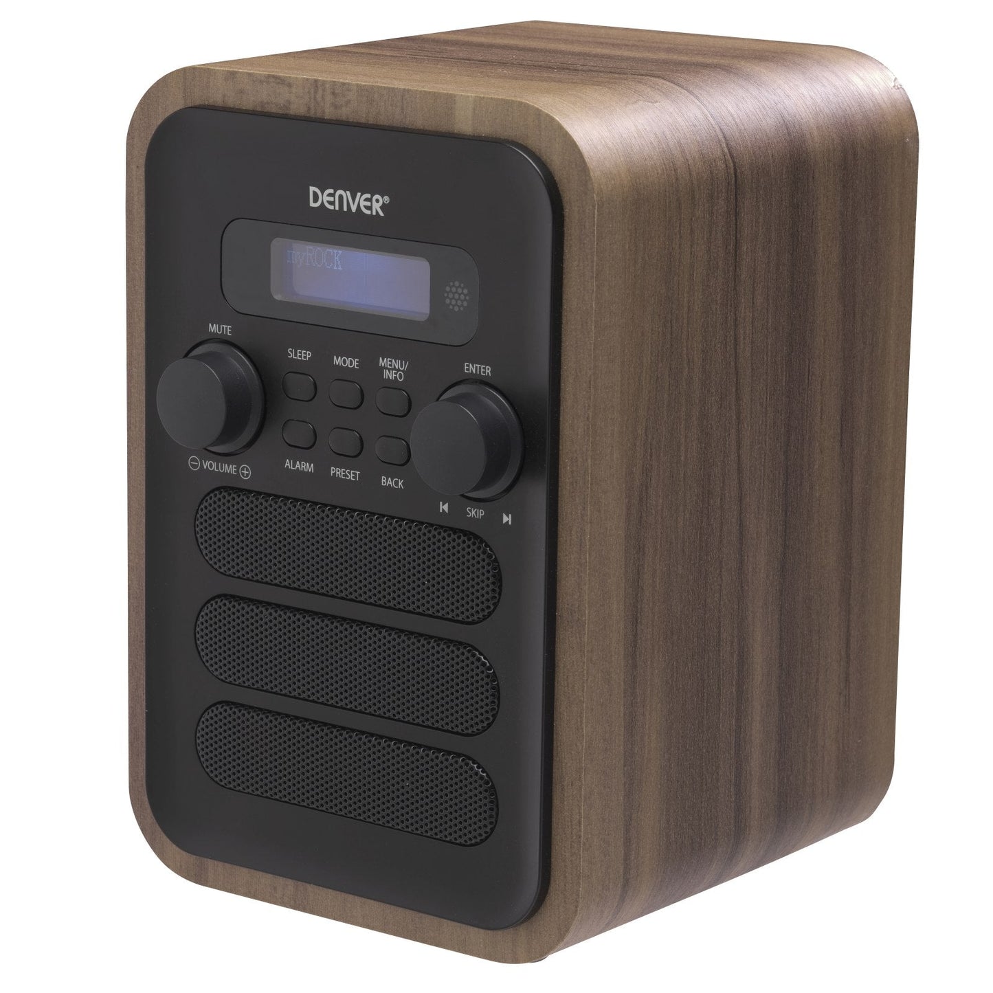 denver dab 48grey digitalradio mit dab fm bluetooth fernbedienung – Detailaufnahme – Produktbild von Soundmaxx Online