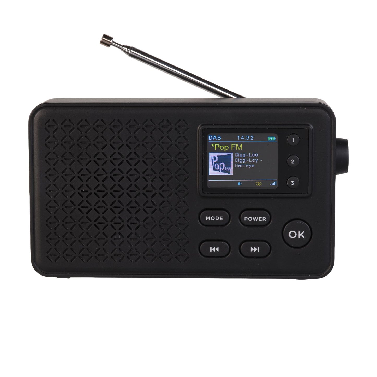 DENVER DAB-57 Kompaktes wiederaufladbares DAB+ Radio