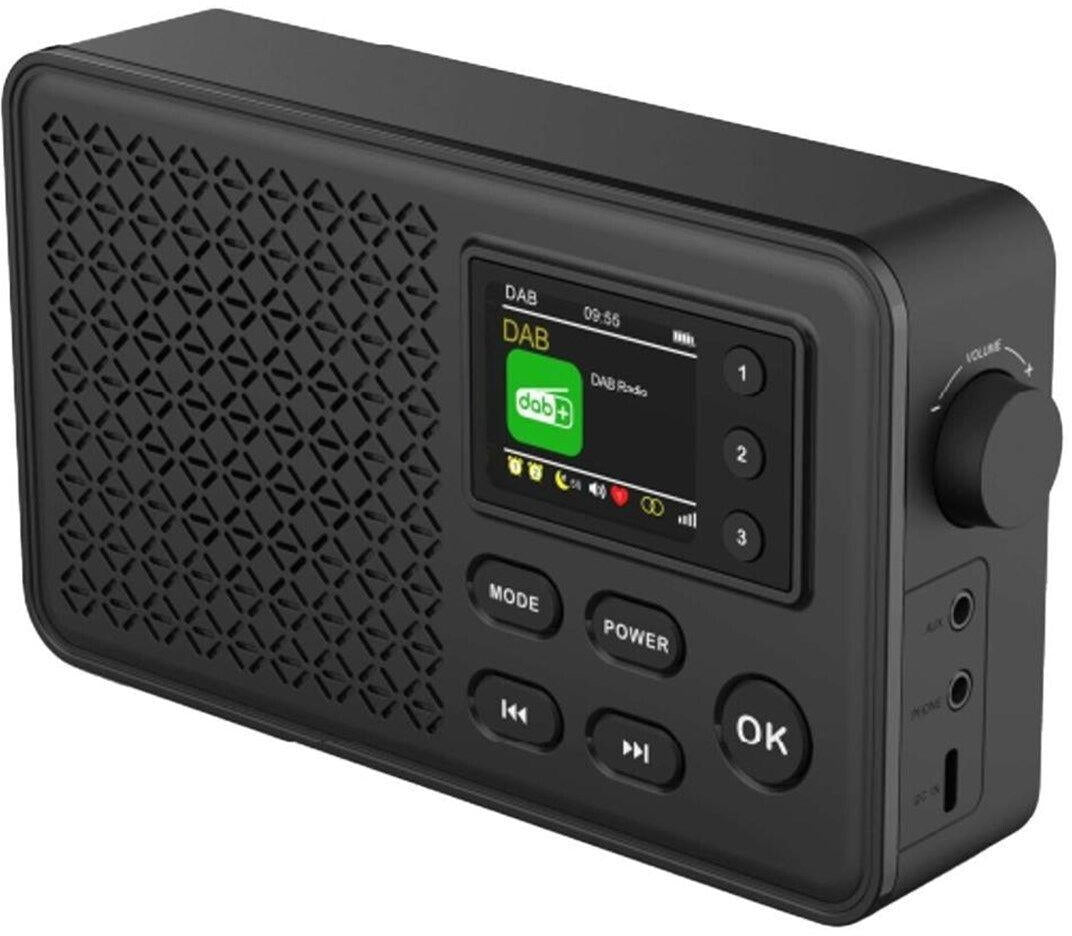 DENVER DAB-57 Kompaktes wiederaufladbares DAB+ Radio