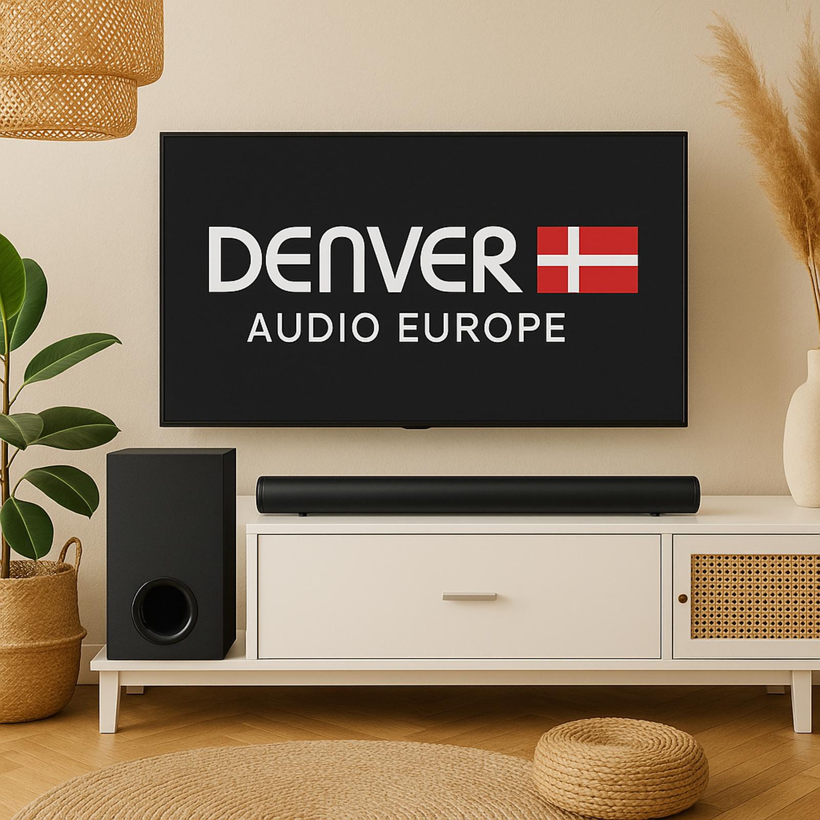 denver dss 7030 soundbar mit subwoofer bluetooth hdmi arc – Seitenansicht – Produktbild von Soundmaxx Online