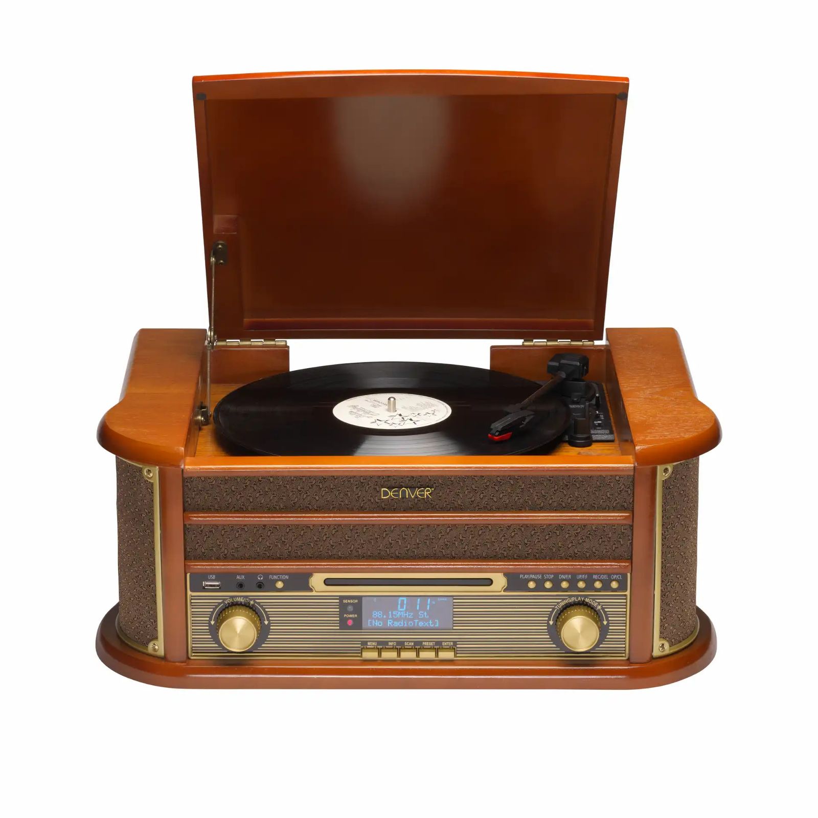 DENVER MRD-51 – Retro Musikcenter mit Plattenspieler DAB