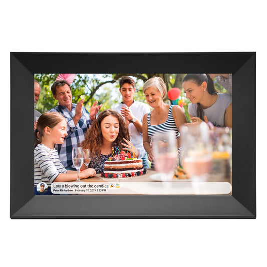 Denver PFF-1063BMK2 Full-HD digitaler Wi-Fi-Bilderrahmen