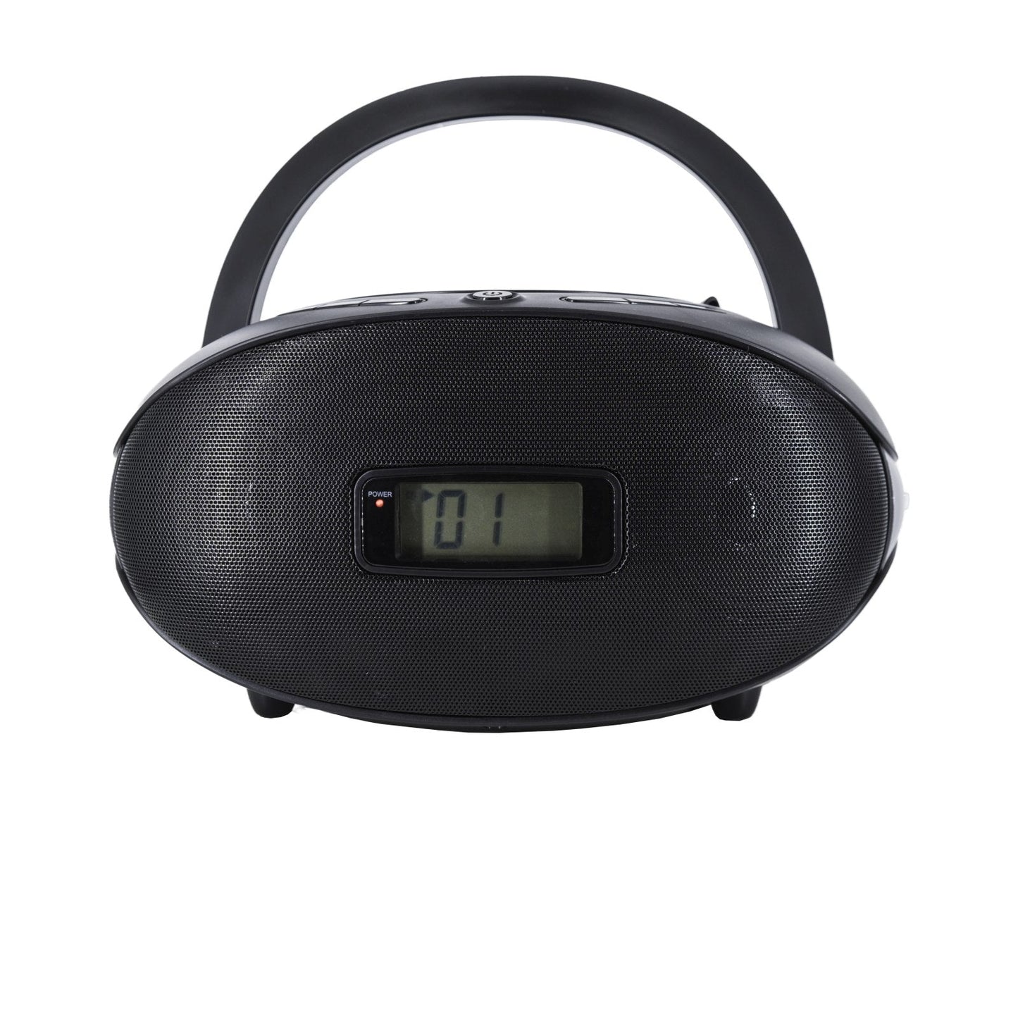 denver tc 29 tragbarer cd player mit fm radio aux eingang – Detailaufnahme – Produktbild von Soundmaxx Online