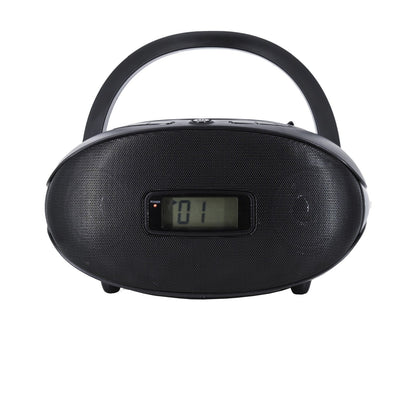 denver tc 29 draagbare cd-speler met fm-radio aux-ingang – detailopname – productafbeelding van Soundmaxx Online