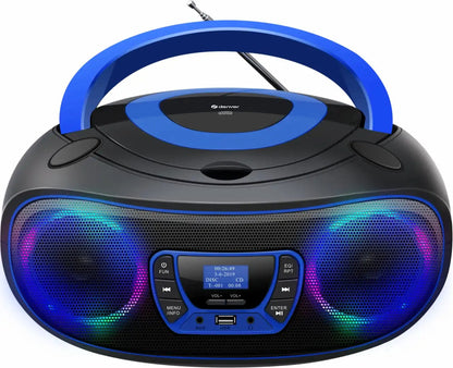 DENVER TDB-212 – DAB+ Boombox mit Bluetooth CD-Player AUX