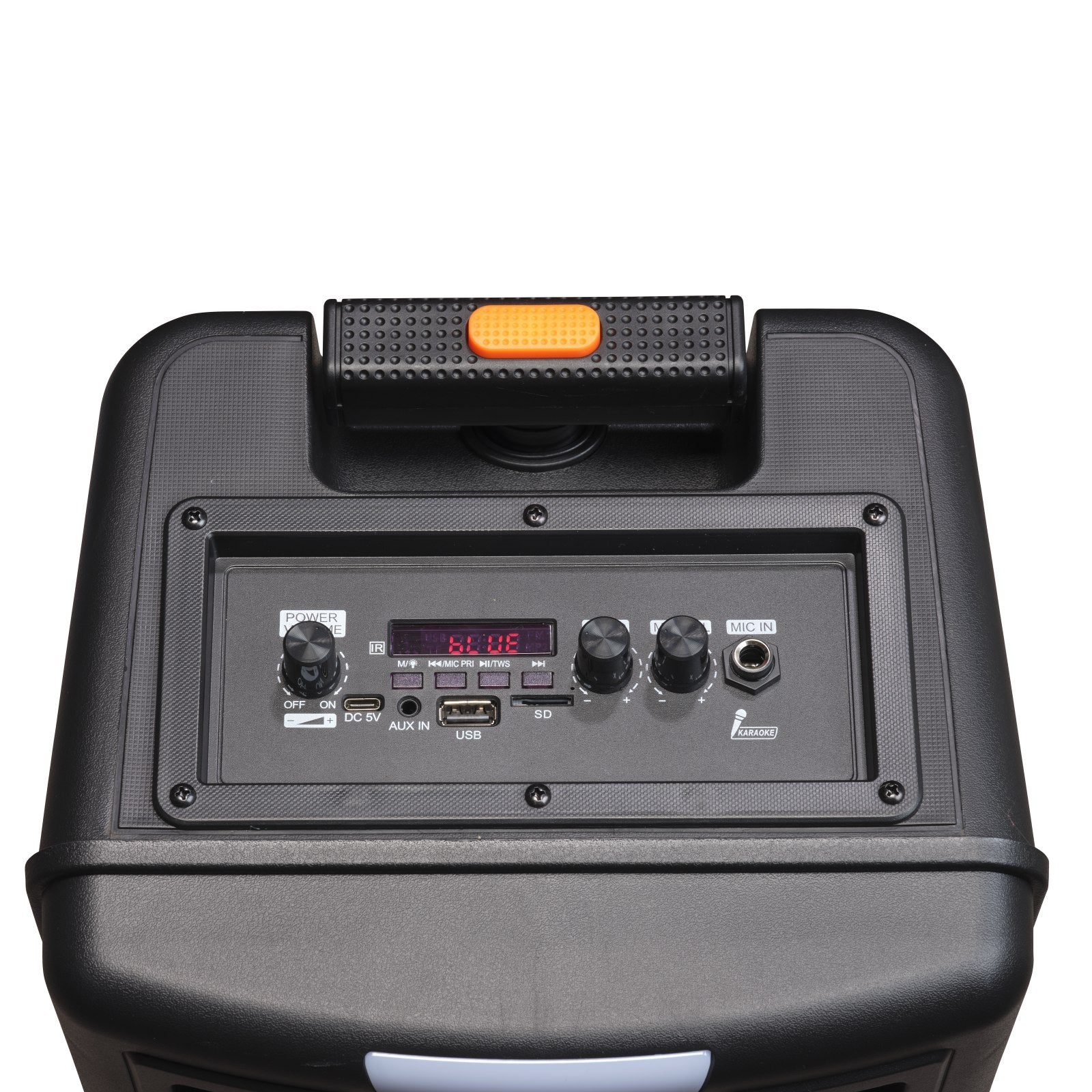 DENVER TSP-307 Bluetooth Trolley Lautsprecher 120W mit LED