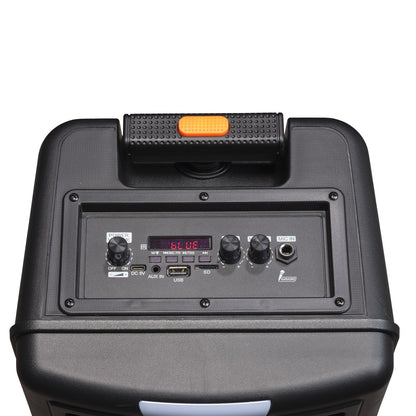 DENVER TSP-307 Bluetooth Trolley Lautsprecher 120W mit LED