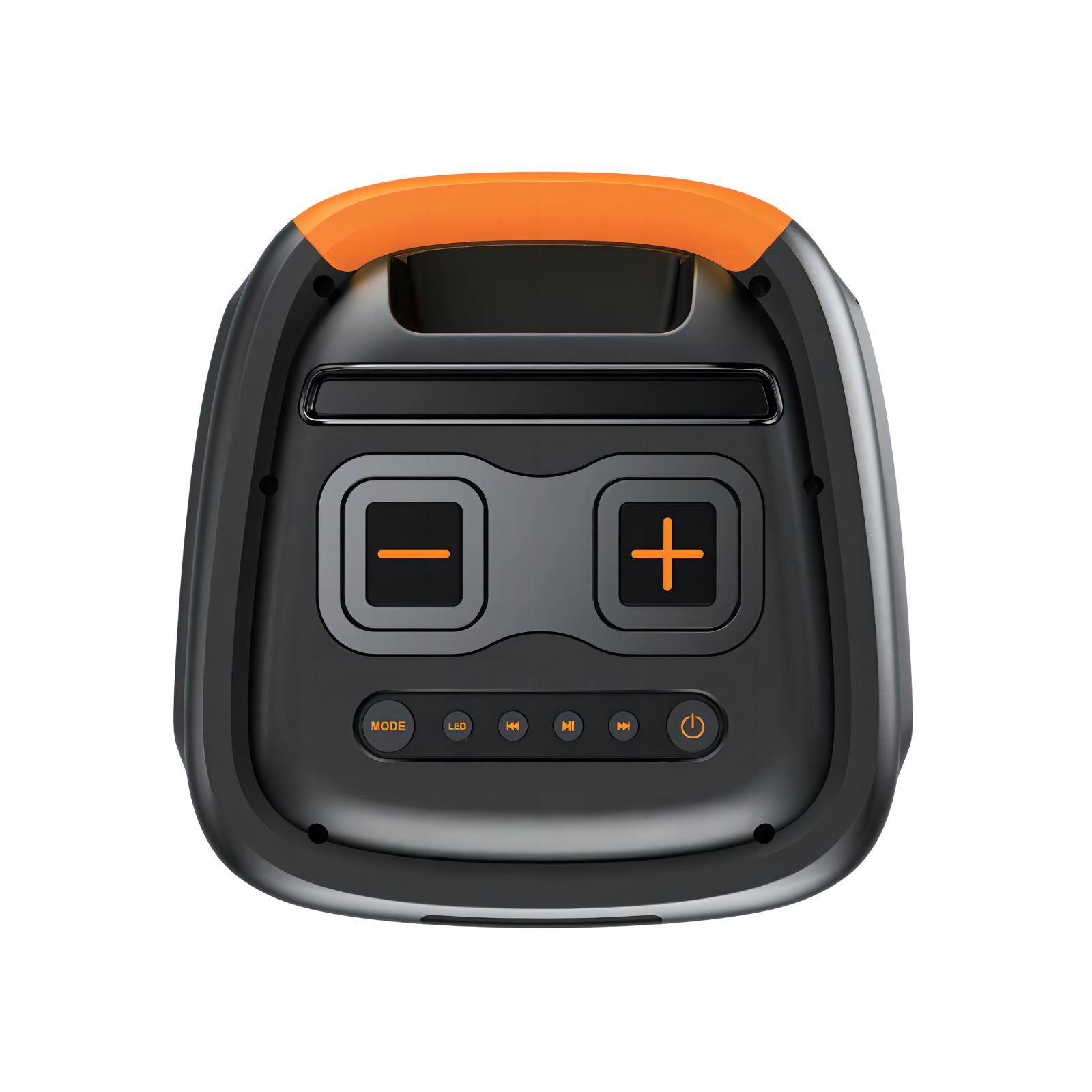 denver tsp 456 bluetooth trolley lautsprecher mit led lichtshow mikrofon – Detailaufnahme – Produktbild von Soundmaxx Online