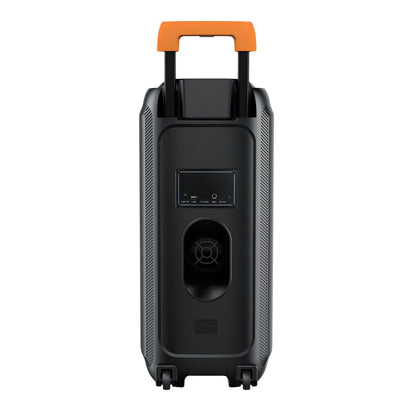 denver tsp 456 bluetooth trolley lautsprecher mit led lichtshow mikrofon – Rückansicht – Produktbild von Soundmaxx Online