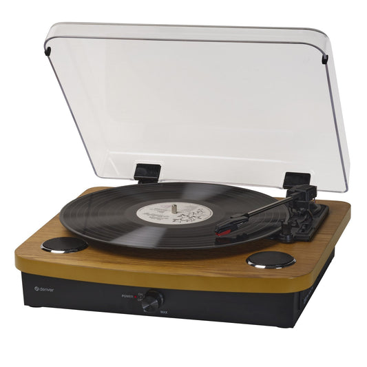 Denver VPL-230 Retro-Plattenspieler mit Bluetooth Senden &