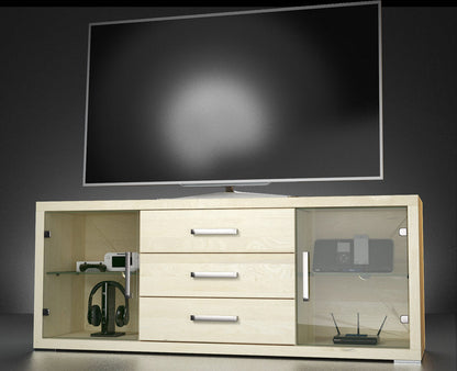 CREATO HiFi-Sideboard 160 cm – Birke Massivholz