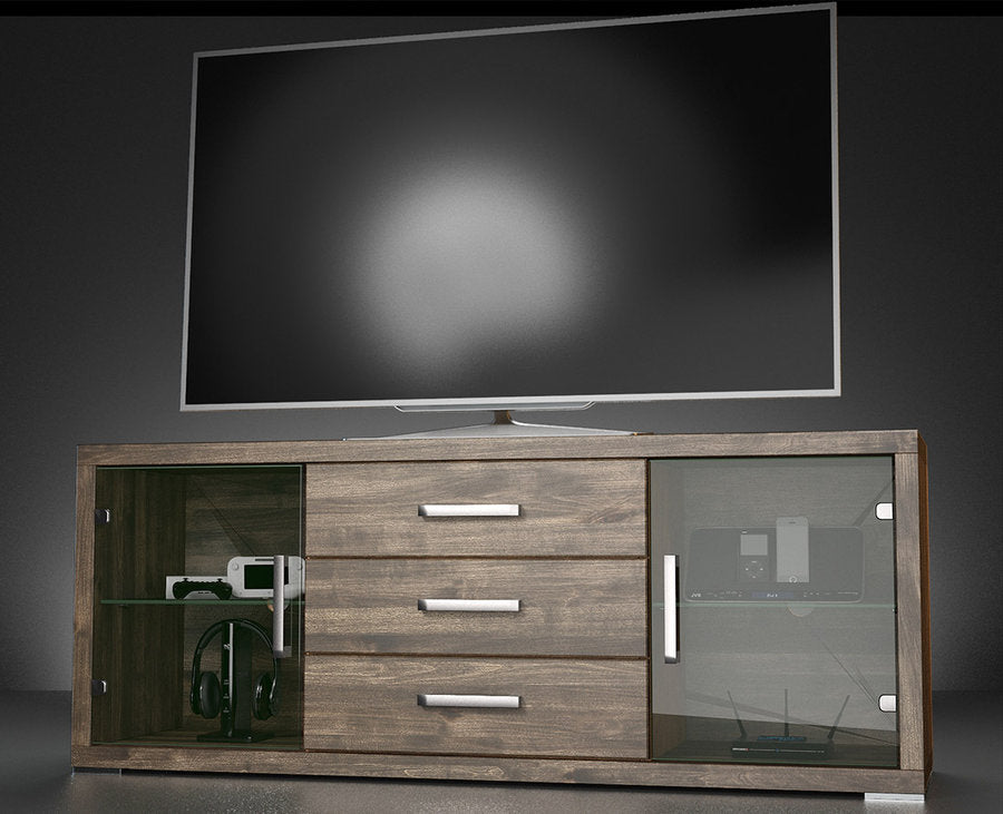 CREATO HiFi-Sideboard 160 cm – Birke Massivholz