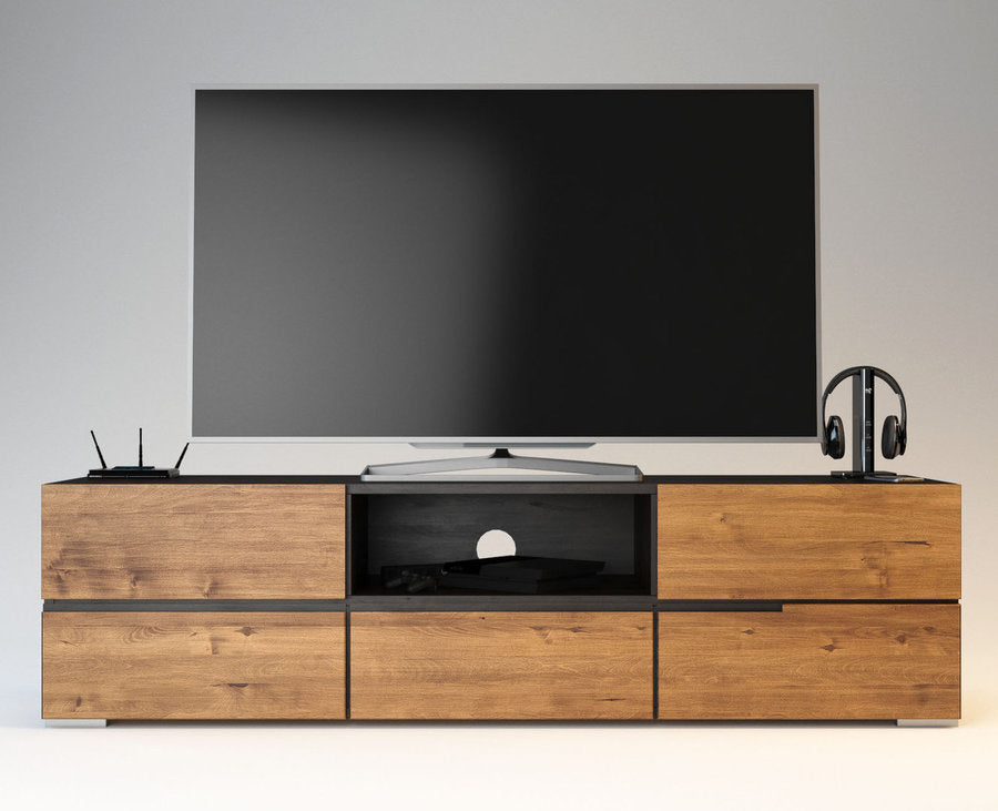 ARDEA HiFi-Sideboard 180 cm – Birke Massivholz