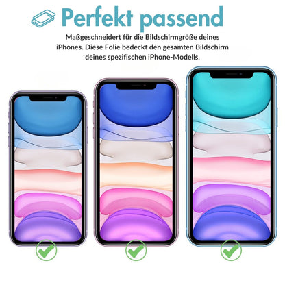 monkeytec 3 stuks displaybeschermfolie anti-blauwlicht oogbescherming voor gevoelige en vermoeide ogen Apple iPhone hard H9 – Ansicht 5 – productafbeelding van Soundmaxx Online