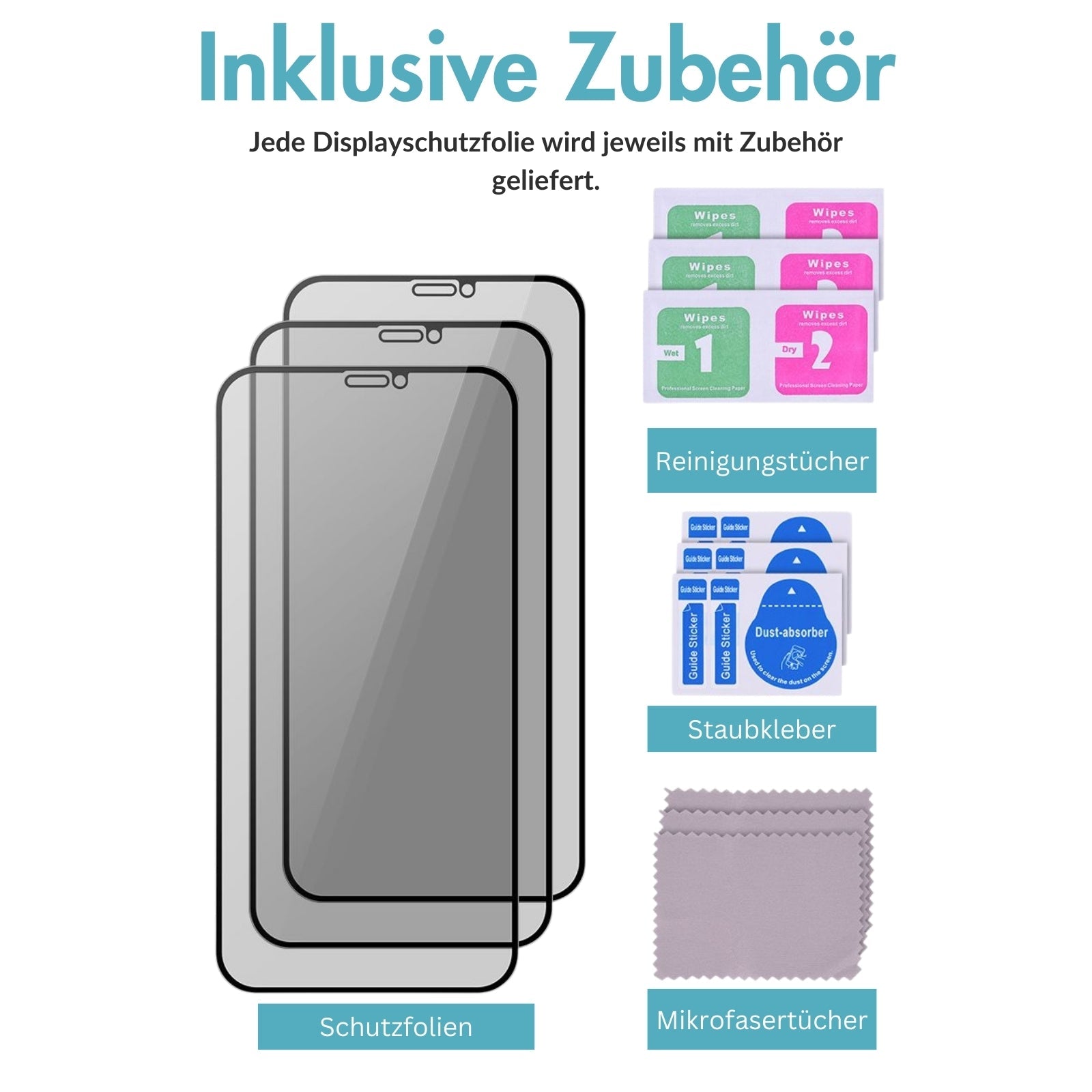 monkeytec 3 stuck displayschutzfolie anti blaulicht anti fingerprint augenschutz empfindliche beanspruchte augen apple iphone harte h9 – Ansicht 14 – Produktbild von Soundmaxx Online