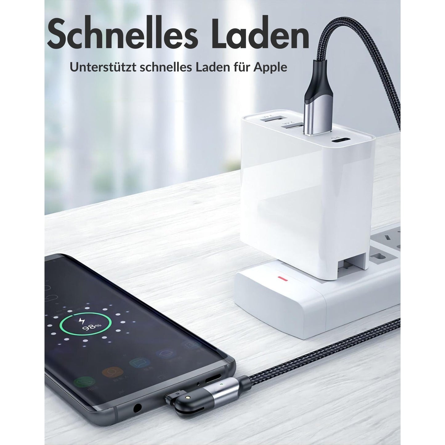 monkeytec usb c auf lightning kabel fur apple iphone mit schnelladefunktion und 180 rotation – Ansicht 7 – Produktbild von Soundmaxx Online