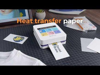 DENVER MCP-6010 mobiele kleurenprinter met Bluetooth, app-bediening, accu en veelzijdige printmedia