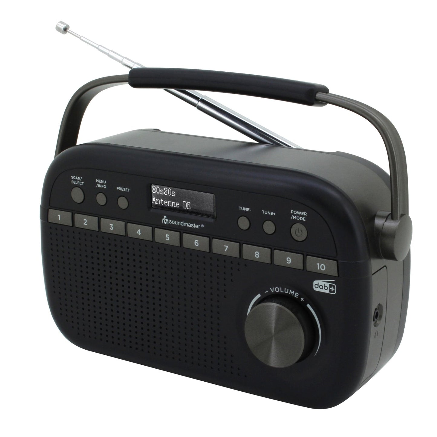Soundmaster DAB280SW tragbares Digitalradio DAB+ UKW-RDS