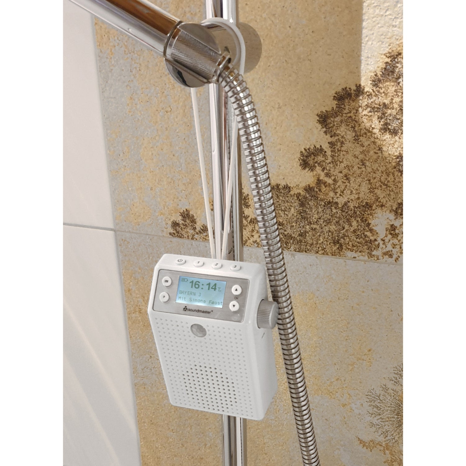 Soundmaster DAB60WE Steckdosenradio Bewegungsmelder