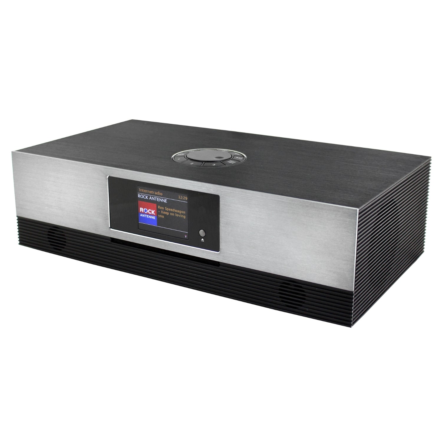 Soundmaster EliteLine ICD2080SW Internetradio Kompaktanlage CD-Player WLAN Bluetooth DAB+ UKW-Radio Spotify-Connect Undok App-Steuerung – Frontansicht – Produktbild von Soundmaxx Online
