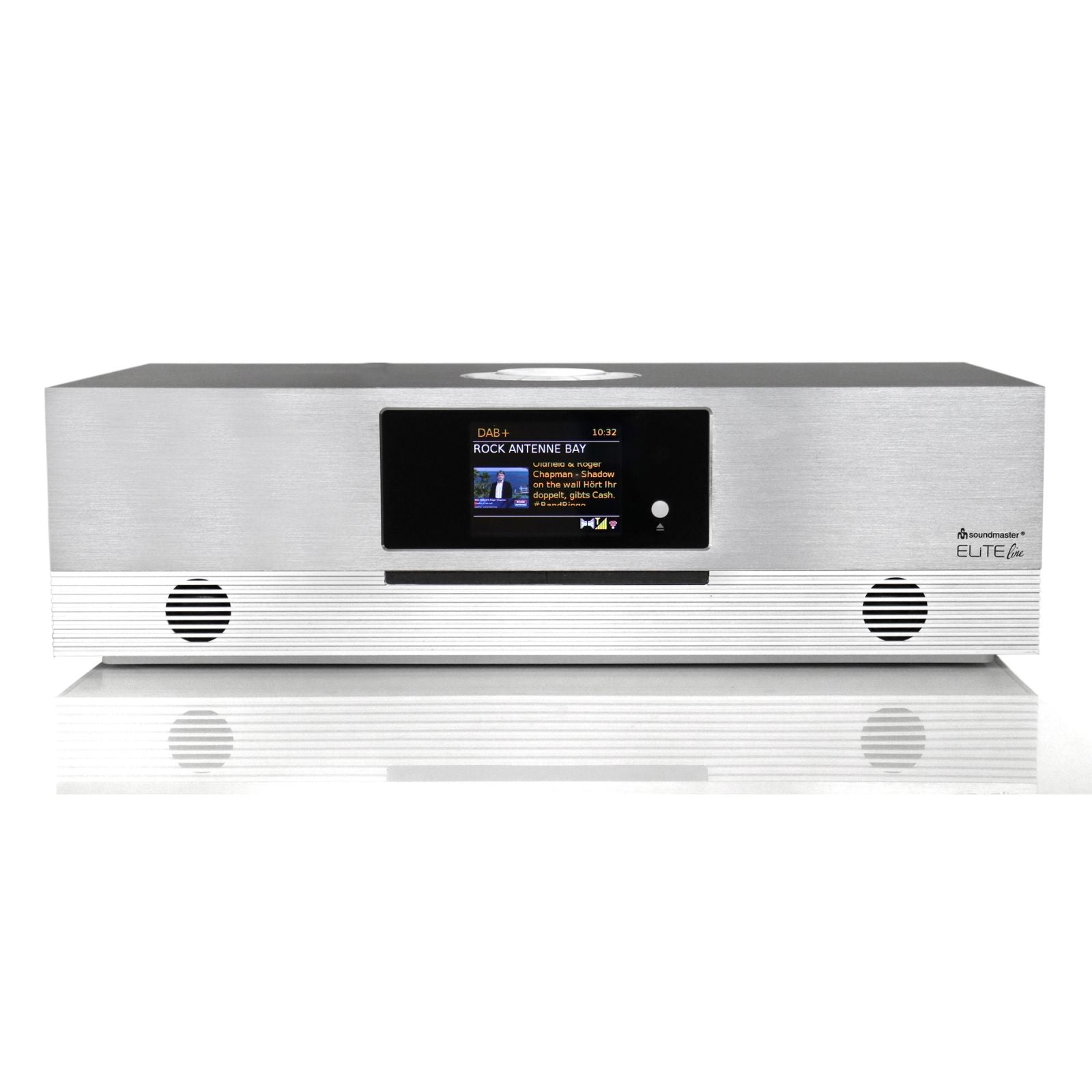 soundmaster eliteline icd2080we internetradio kompaktanlage cd player wlan bluetooth dab ukw radio spotify connect undok app steuerung – Rückansicht – Produktbild von Soundmaxx Online
