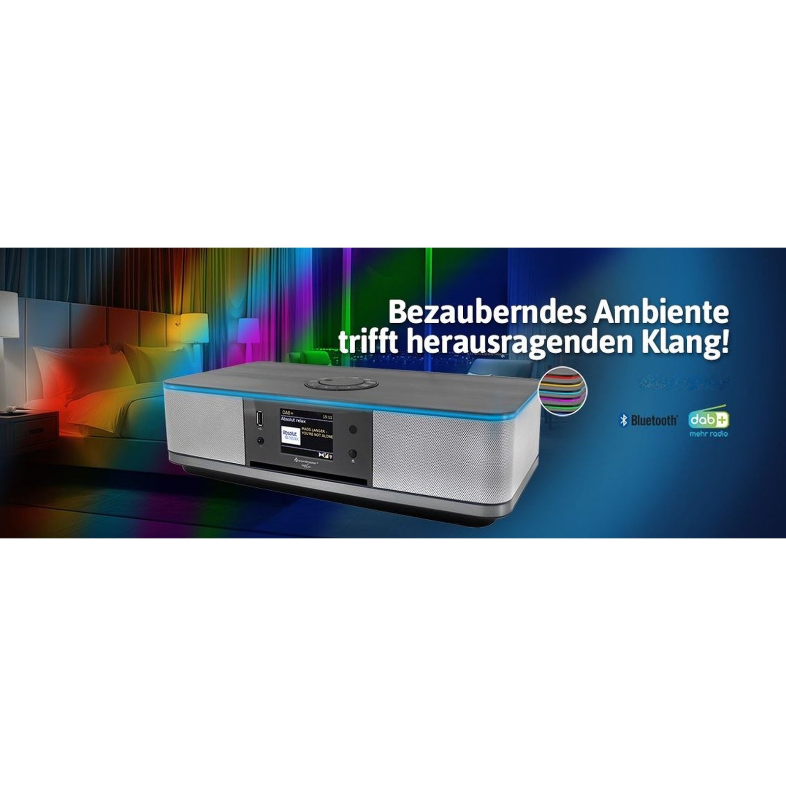 soundmaster icd2023sw internetradio bezauberndes ambiente trifft herausragenden klang