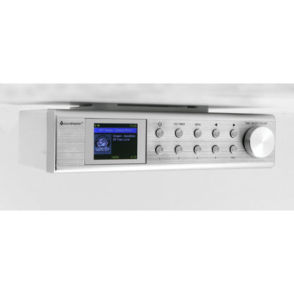 Soundmaster IR1500SI Keukenradio Internetradio Onderbouwradio Netwerkspeler WLAN DAB+ UPNP Bluetooth – Vooraanzicht – Productafbeelding van Soundmaxx Online