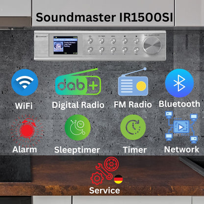 Soundmaster IR1500SI Keukenradio Internetradio