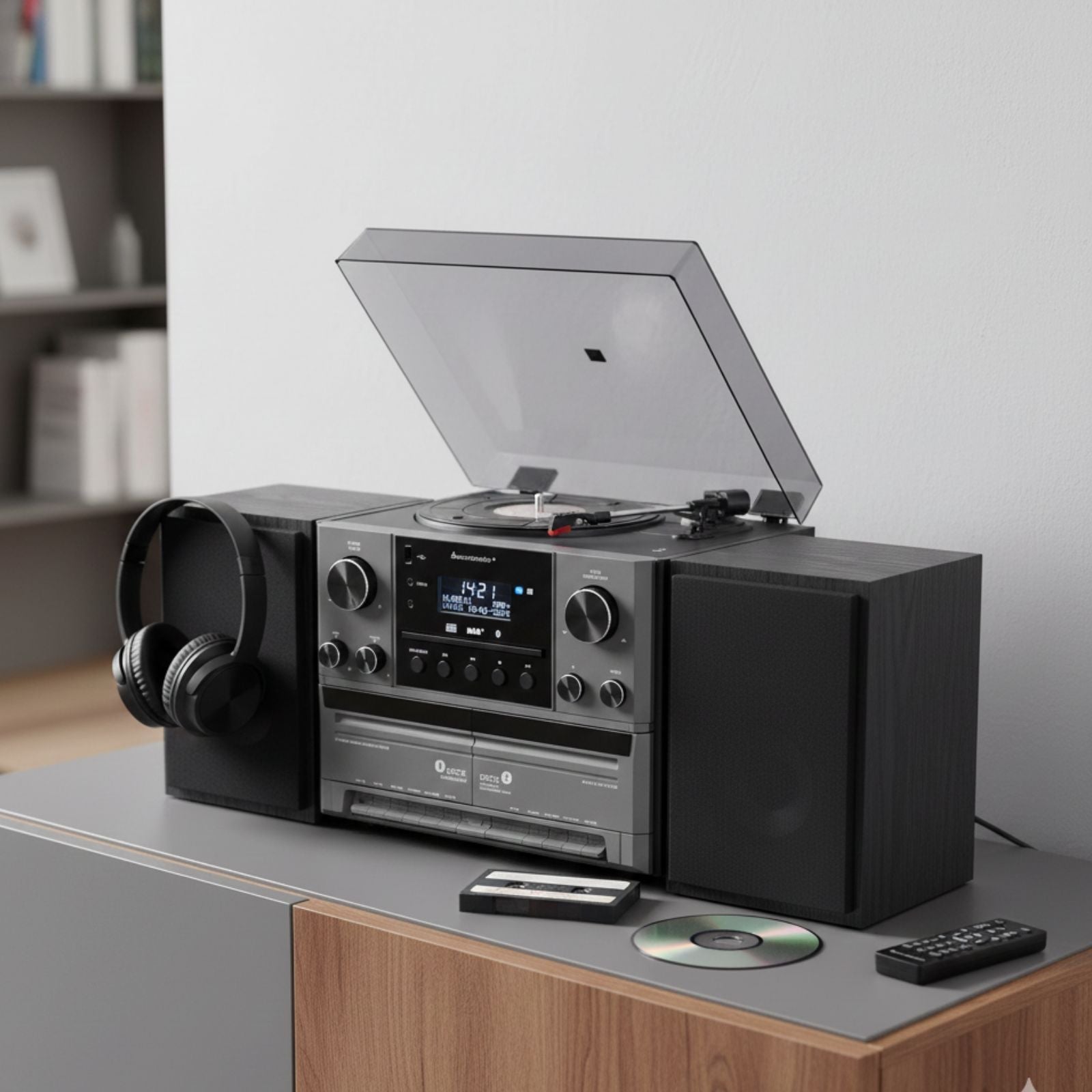 Soundmaster MCD5600 Stereoanlage mit Plattenspieler DAB+