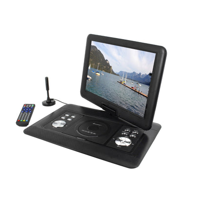 soundmaster pdb1600sw draagbare dvd-speler met dvb t2 hd-tuner en 15,4 tft-scherm inclusief 300 spellen – detailopname – productafbeelding van Soundmaxx Online