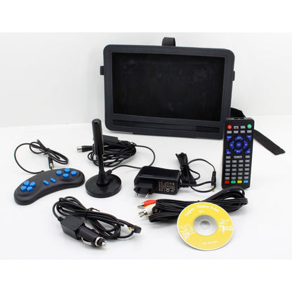 soundmaster pdb1910sw draagbare dvd-speler met dvb t2 hd-tuner en 10,1 inch tft-scherm incl. 300 spellen – Achteraanzicht – Productafbeelding van Soundmaxx Online