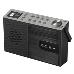Soundmaster EliteLine RCD1190SW – Digital radio with CD player, Bluetooth reception, USB MP3, ASA security alarm & alarm function