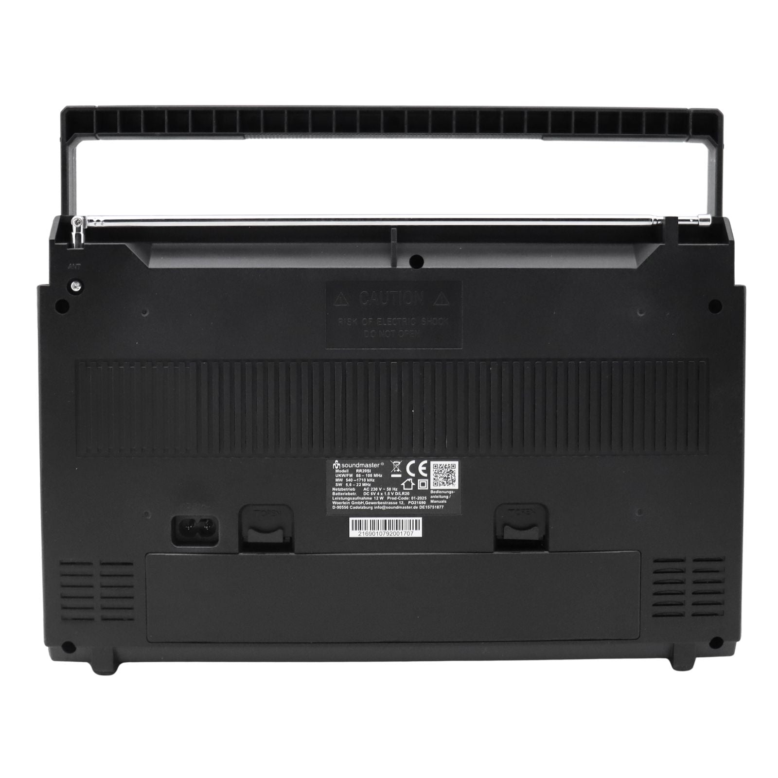 Soundmaster RR20SI Retro Radiokassettenrekorder