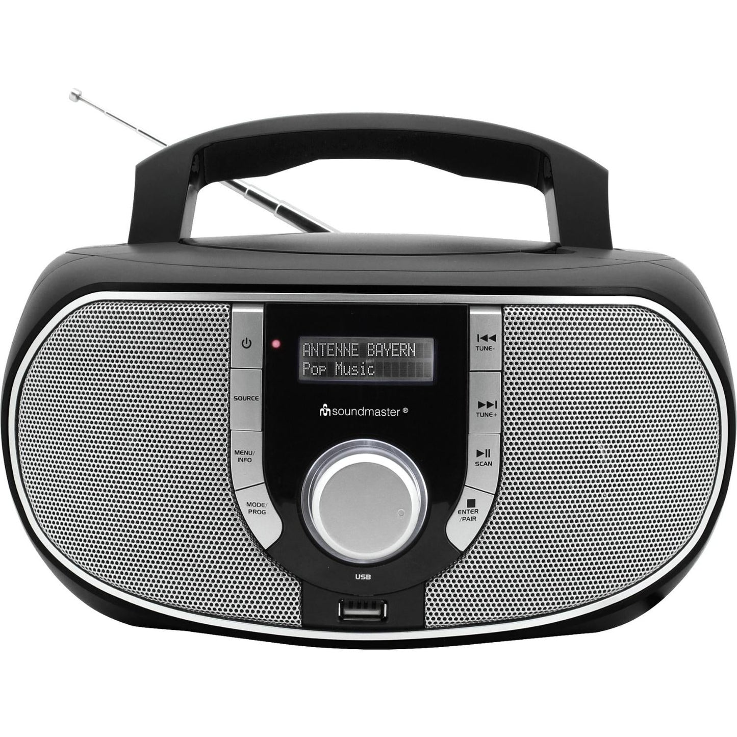 Soundmaster SCD1700SW tragbares Radio mit CD-Player MP3
