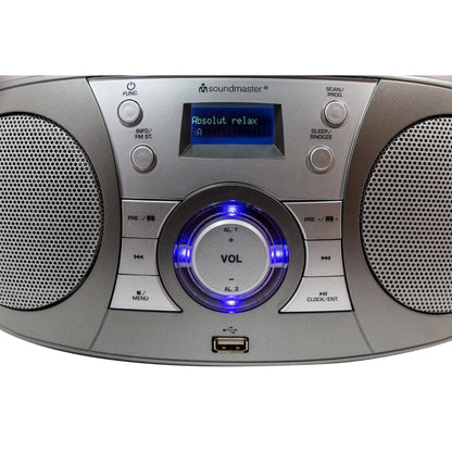 soundmaster scd1800ti dab digitalradio ukw boombox mit cd mp3 bluetooth streaming usb anschluss – Ansicht 5 – Produktbild von Soundmaxx Online