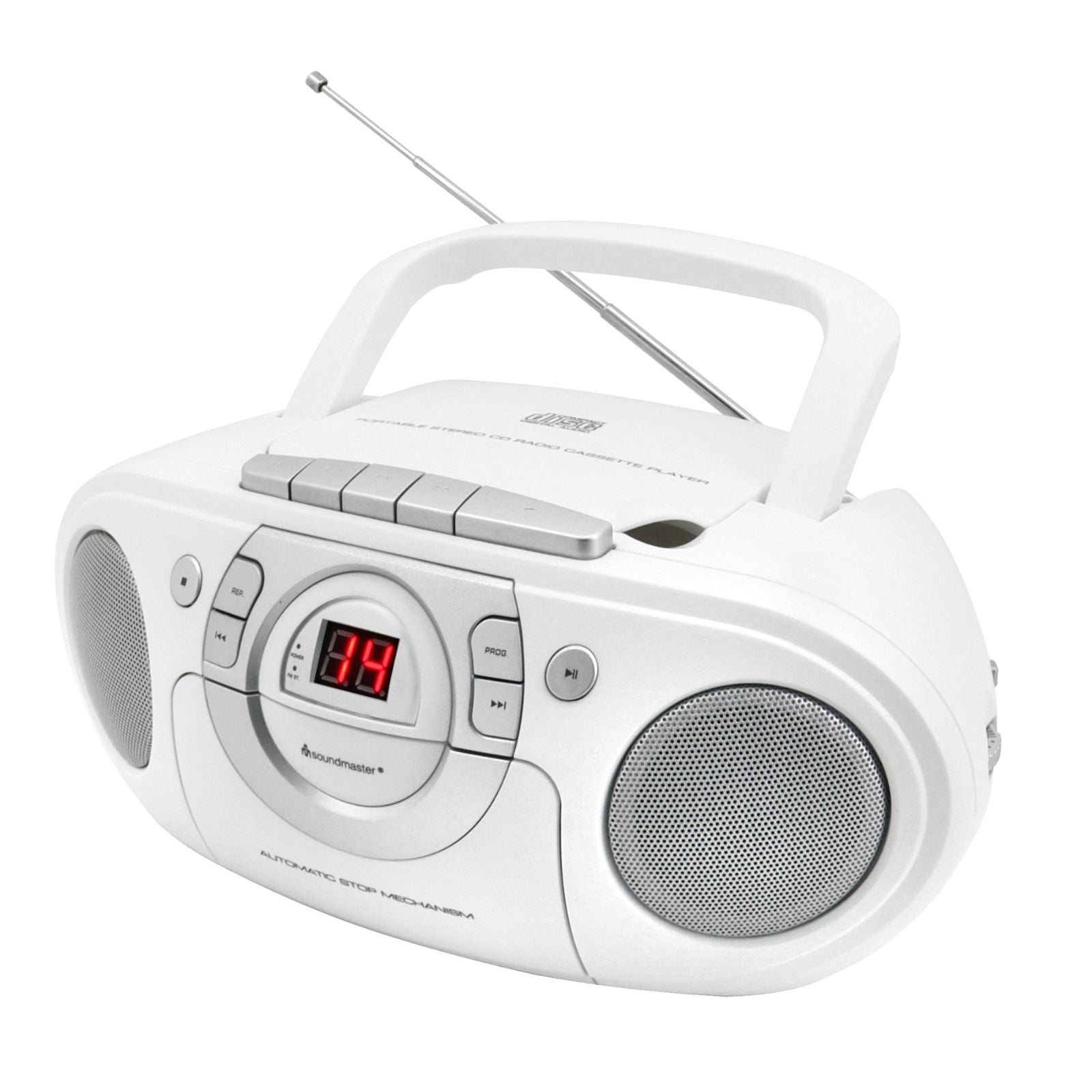 Soundmaster SCD5100WE tragbarer CD-Player Radio